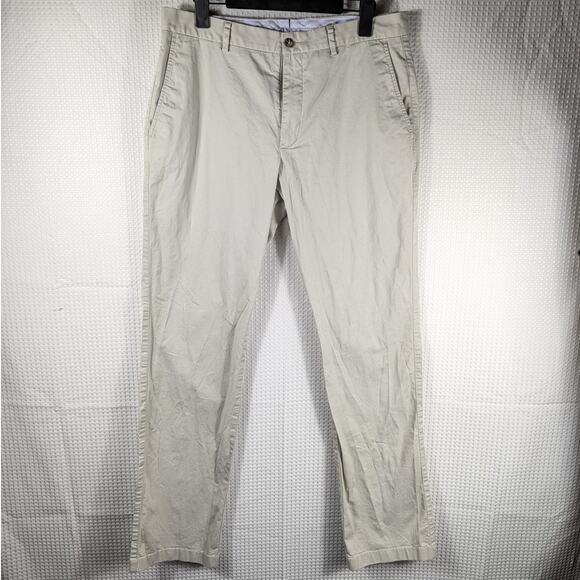 Onward Reserve 34x34 Men’s Khaki Chino Pants Beige Cotton Stretch Casual Athens - Picture 1 of 4